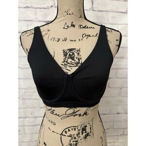 NATORI Size 34D Women’s‎ Recharge Underwire Sports Bra Black